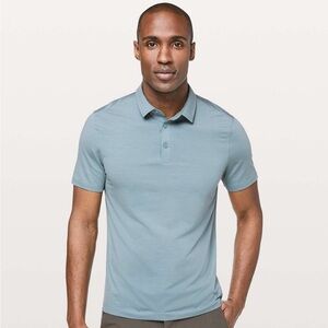 Lululemon Polo Shirt Evolution Golf Performance Blue (No size tag)